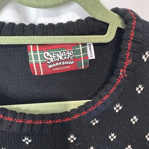 Spencer’s Chiristmas Ugly Sweater Feel the Joy Light Up Funny Tacky Holiday XL - Picture 4 of 8